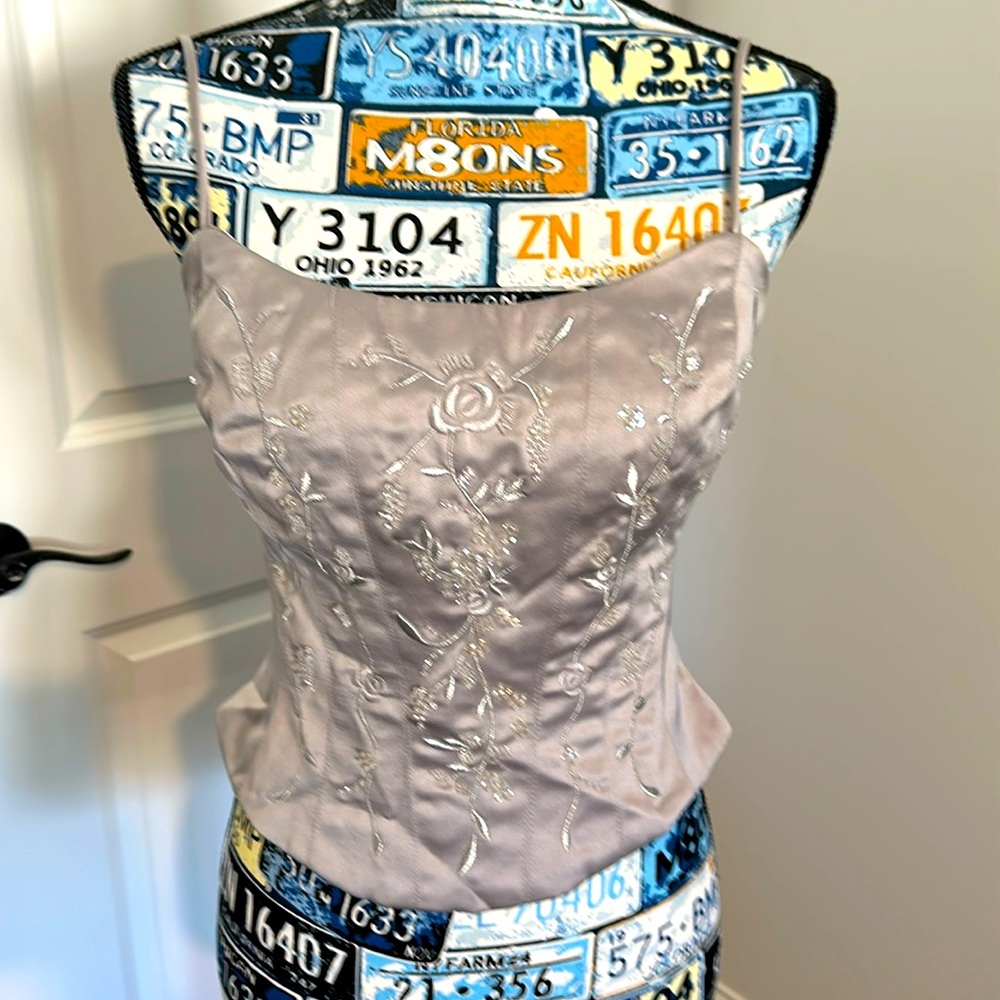 Corset style top